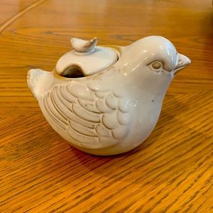 World Market bird sugar bowl